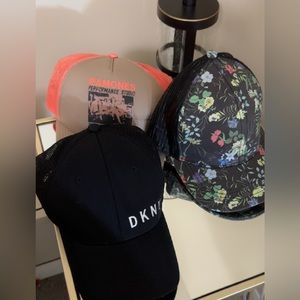 Three cute summer snapback fitted hats for women